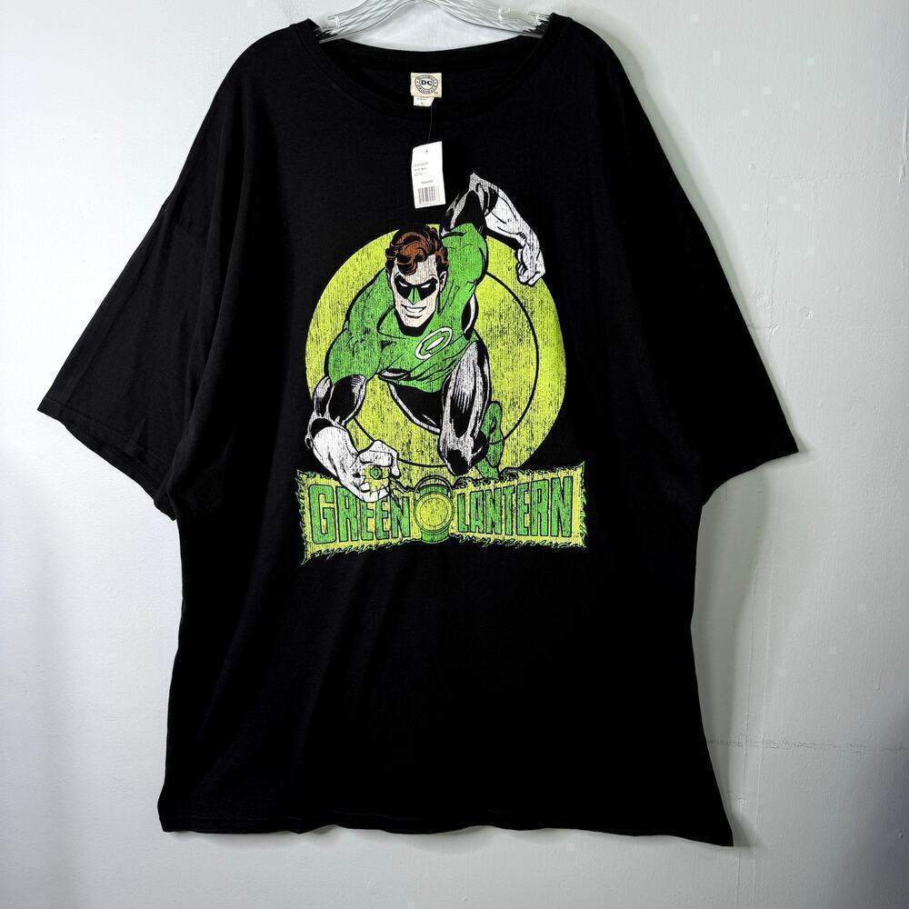 DC Comics Originals Green Lantern 2010 Y2K Distressed NWT T-Shirt Men's Size 2XL